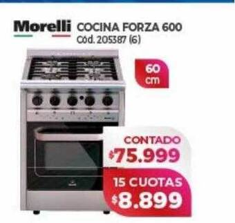 Naldo Lombardi Morelli cocina forza 600 oferta