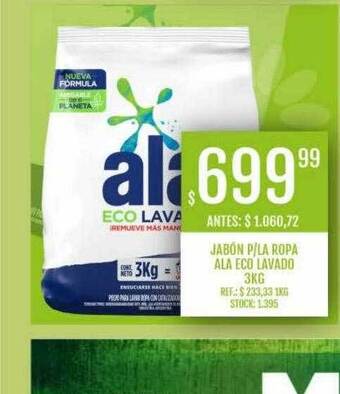 Supermercados Todo Jabón p la ropa ala eco lavado oferta