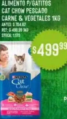 Supermercados Todo Alimento p gatitos cat chow pescado carne & vegetales oferta