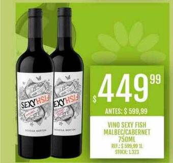 Supermercados Todo Vino sexy fish malbec cabernet oferta