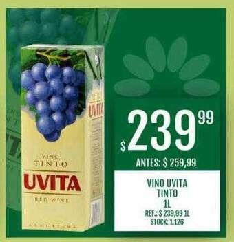 Supermercados Todo Vino uvita tinto oferta