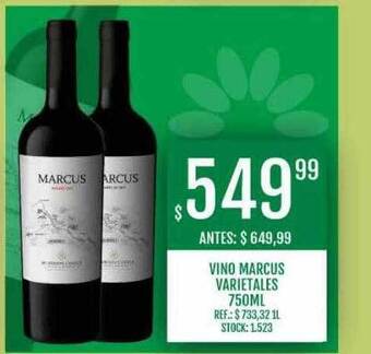 Supermercados Todo Vino marcus varietales oferta
