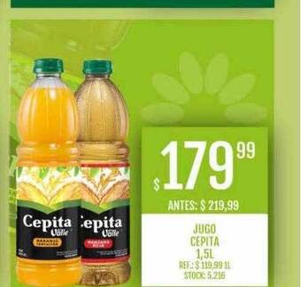 Supermercados Todo Jugo cepita oferta