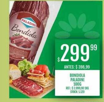 Supermercados Todo Bondiola paladini oferta