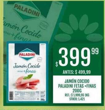 Supermercados Todo Jamón cocido paladini fetas + finas oferta