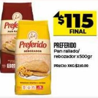Supermayorista Vital Preferido Pan rallado/ rebozador x 500gr oferta
