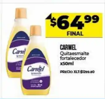 Supermayorista Vital Carmel Quitaesmalte fortalecedor x 50ml oferta