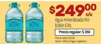 Josimar KIN Agua mineralizada bidón 6 lts. oferta