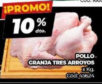 Diarco Pollo Granja Tres Arroyos x kg oferta
