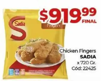 Diarco Sadia Chicken Fingers x 720 Gr. oferta