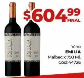 Diarco Emilia Vino Malbec x 750 ml oferta