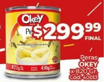 Diarco Okey Peras x 820 Gr. oferta