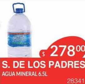 Masivos S. de los padres agua mineral oferta