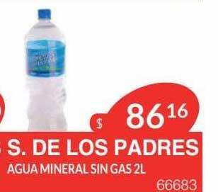 Masivos S de los padres agua mineral sin gas oferta