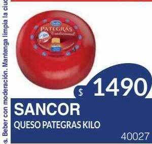 Masivos Sancor queso pategras oferta