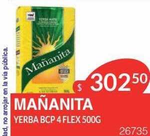 Masivos Mañanita yerba bcp 4 flex oferta