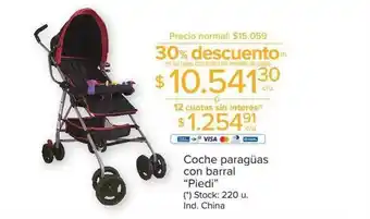 Carrefour Coche paragüas con barral oferta