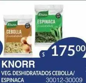 Knorr veg deshidratados cebolla espinaca