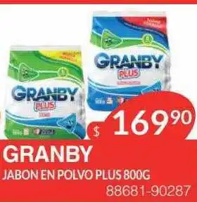 Masivos Granby jabon en polvo plus oferta