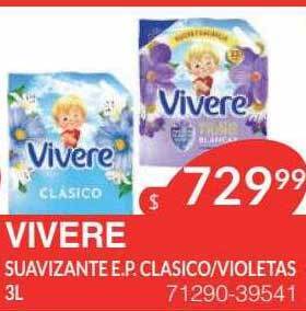 Masivos Vivere suavizante e p clasico violetas oferta