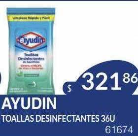 Masivos Ayudin toallas desinfectantes oferta