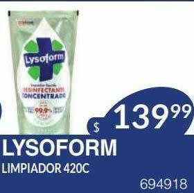 Masivos Lysoform limpiador oferta