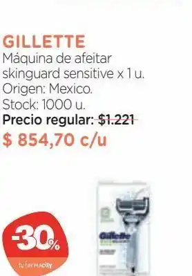 Farmacity Máquina de afeitar gillette oferta