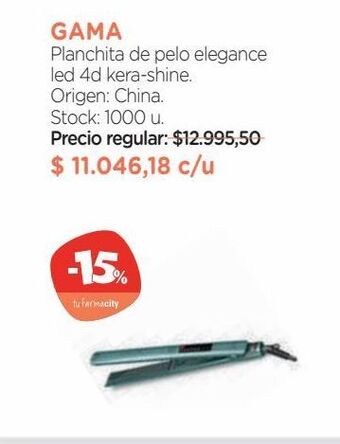 Farmacity Planchita de pelo gama elegance led 4d kera shine oferta