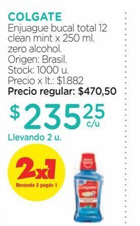 Farmacity Enjuague bucal colgate oferta