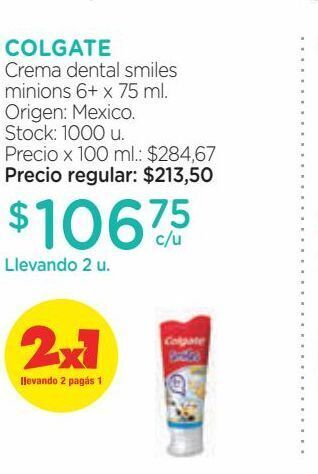 Farmacity Crema dental colgate oferta