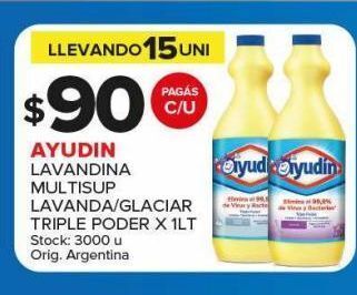Carrefour Maxi Lavandina ayudin multisuperficies 1l oferta