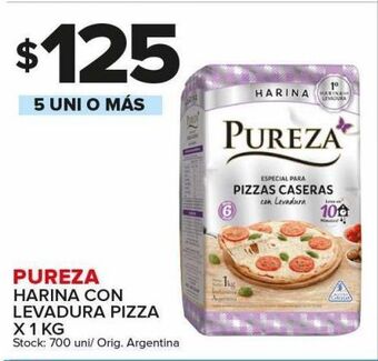 Carrefour Maxi Harina con levadura pizza pureza x 1kg oferta