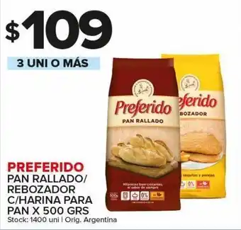 Carrefour Maxi Pan rallado preferido/rebozador preferido x 500g oferta