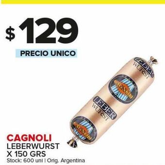 Carrefour Maxi Leberwurst cagnoli 150g oferta