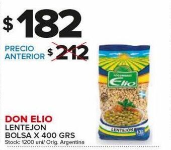 Carrefour Maxi Lentejon don elio x 400g oferta