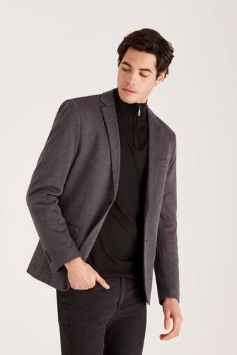 Macowens Saco punto fit gris medio melange oferta