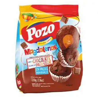 Supermercados Comodin Magdalenas pozo choconrell condulce de leche 220 gr oferta