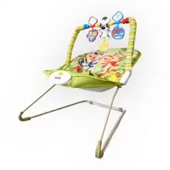 Frávega Sillita mecedora bebesit 8203 con vibracion musical verde oferta