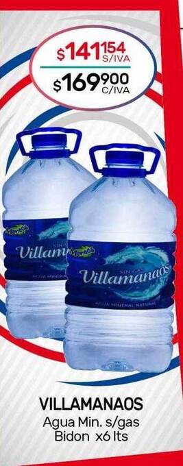 Nini Mayorista Villamanaos agua min. s-gas bidon oferta