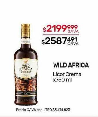 Nini Mayorista Wild africa licor crema oferta
