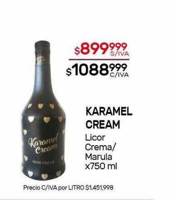 Nini Mayorista Karamel cream licor crema o marula oferta