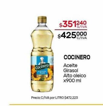 Nini Mayorista Cocinero aceite girasol alto oleico oferta