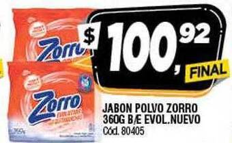 Supermercados Yaguar Jabon polvo zorro oferta