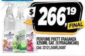 Supermercados Yaguar Perfume poett fraganza oferta
