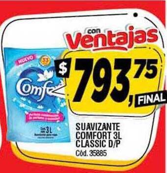 Supermercados Yaguar Suavizante comfort classic d-p oferta