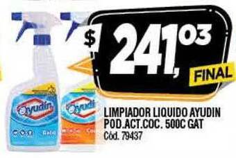 Supermercados Yaguar Limpiador liquido ayudin pod.act.coc oferta
