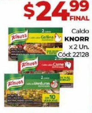 Diarco KNORR caldo oferta
