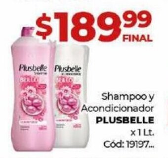 Diarco PLUSBELLE shampoo y acondicionador oferta