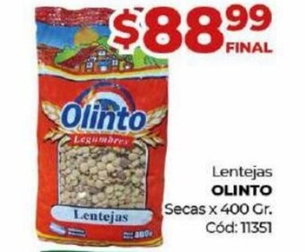 Diarco OLINTO lentejas oferta