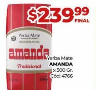 Diarco AMANDA yerba mate oferta